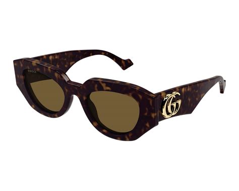 Gucci™ GG1421S 002 51 Havana Sunglasses 